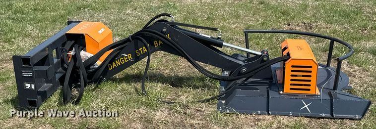 image for item DO0865 2025 LandHonor ABC-13-125A  skid steer articulating brush mower