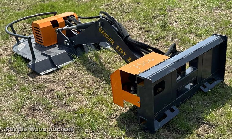 image for item DO0865 2025 LandHonor ABC-13-125A  skid steer articulating brush mower