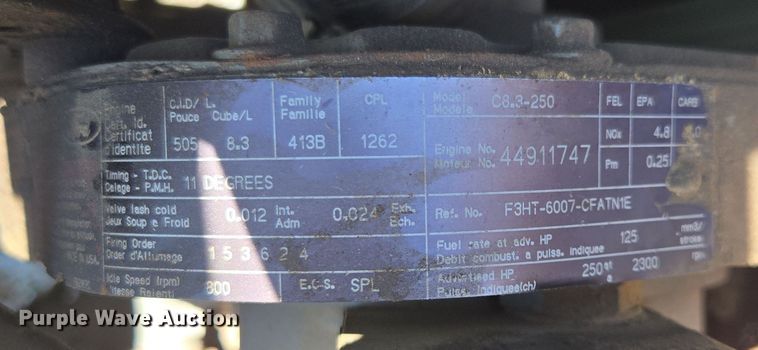 image for item DP6293 1994 Ford L8000 spreader