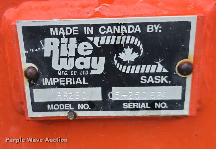 image for item DP6298 Rite Way RR250 rock picker