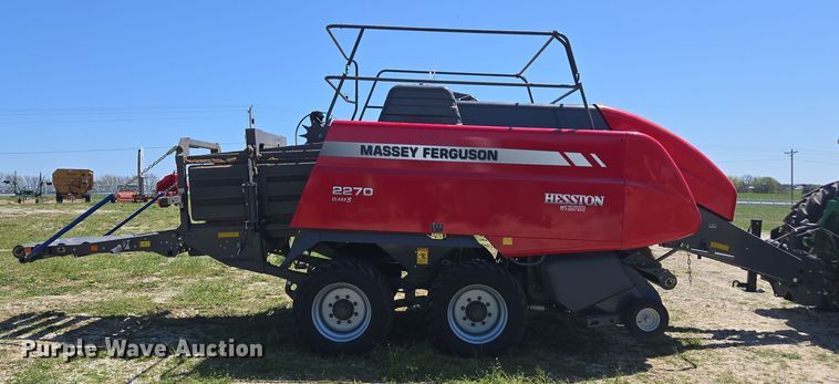 image for item DP6305 2022 Massey Ferguson 2270 Class 5 large square baler