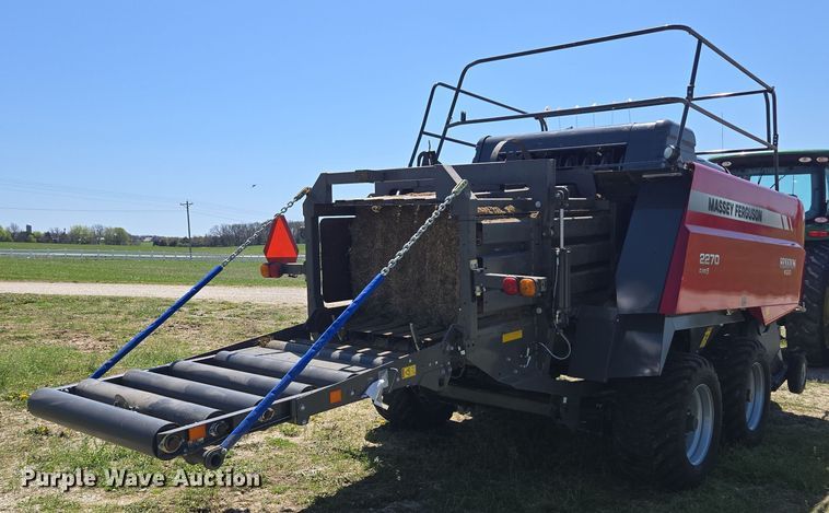 image for item DP6305 2022 Massey Ferguson 2270 Class 5 large square baler
