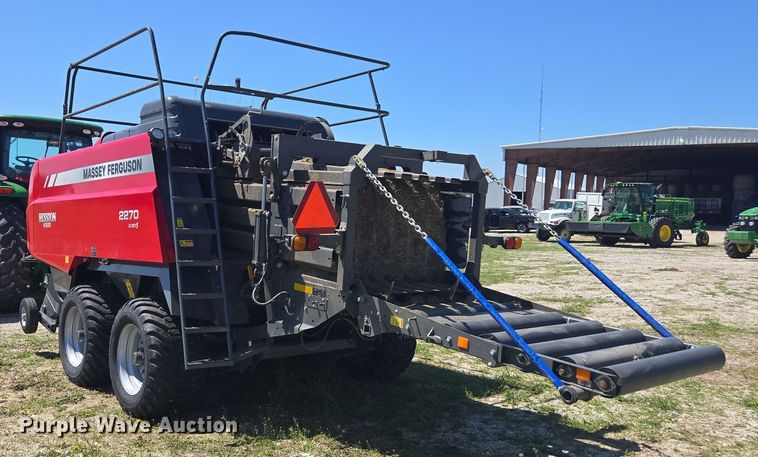 image for item DP6305 2022 Massey Ferguson 2270 Class 5 large square baler