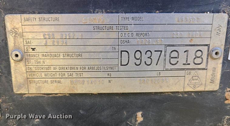 image for item DS5381 1997 New Holland 4835 MFWD tractor