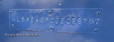 image for item DT4790 2013 Behnke Enterprise Doyle fertilizer tender trailer