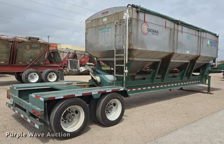 image for item DT4791 2013 Behnke Enterprises Doyle fertilizer tender trailer