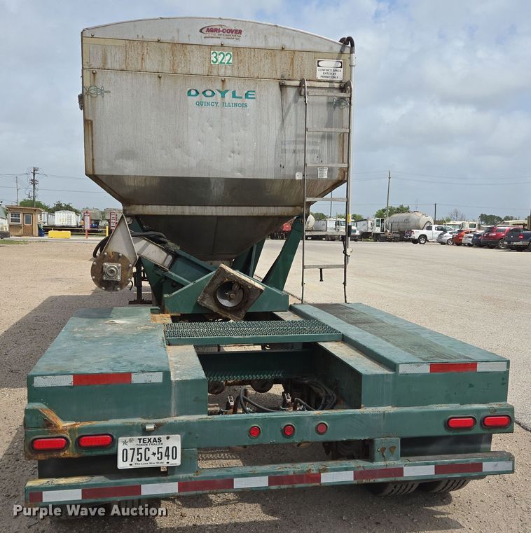 image for item DT4791 2013 Behnke Enterprises Doyle fertilizer tender trailer