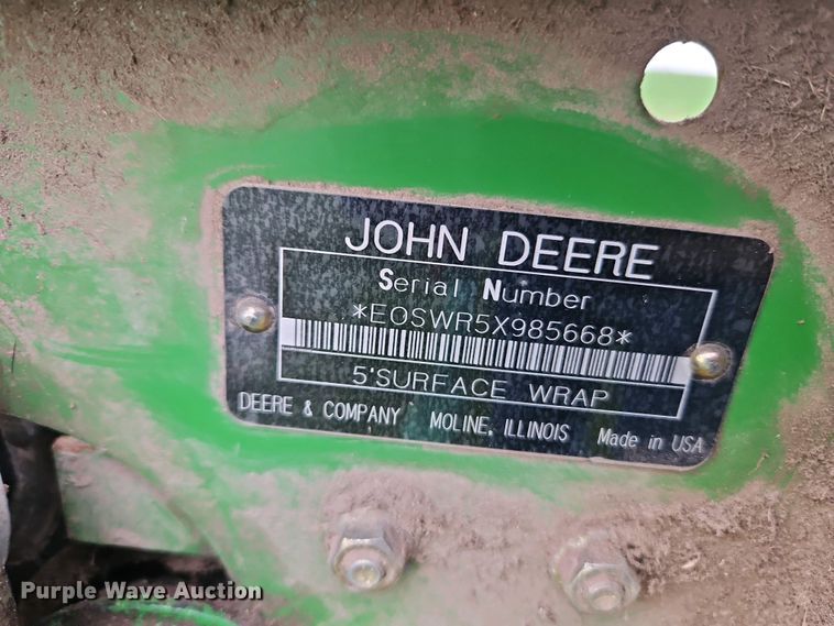 image for item DT7742 1995 John Deere 535 round baler