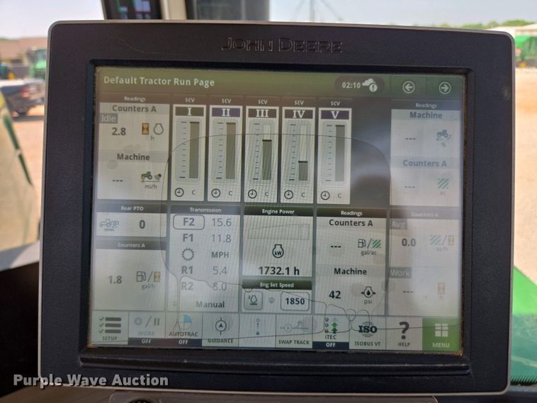 image for item DW1907 2016 John Deere 9570RX 4WD tractor