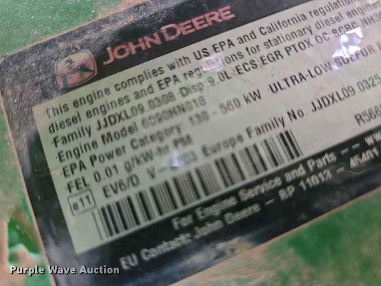 image for item DW1908 2018 John Deere R4038 sprayer