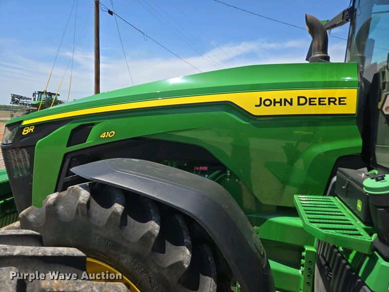 image for item DW1910 2022 John Deere 8R410 MFWD tractor