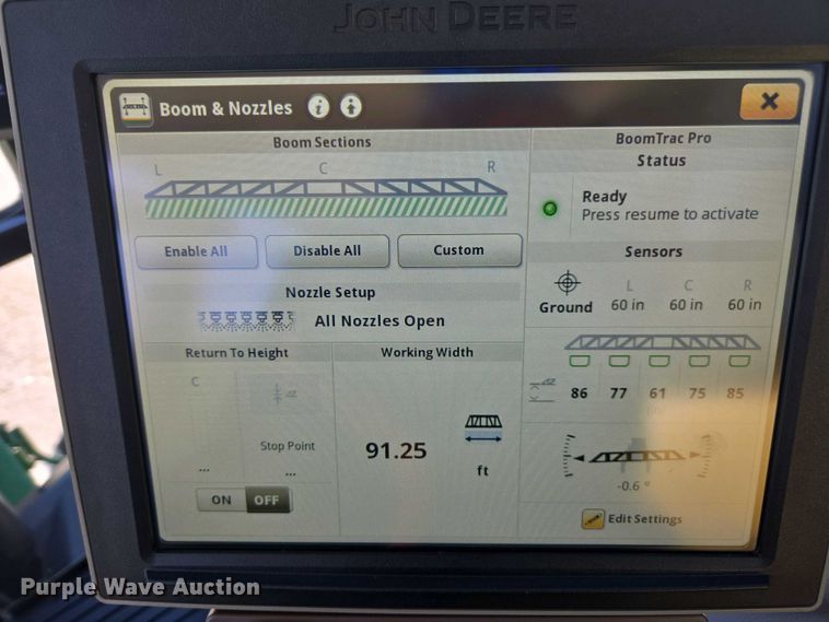 image for item DW1912 2021 John Deere R4023 sprayer