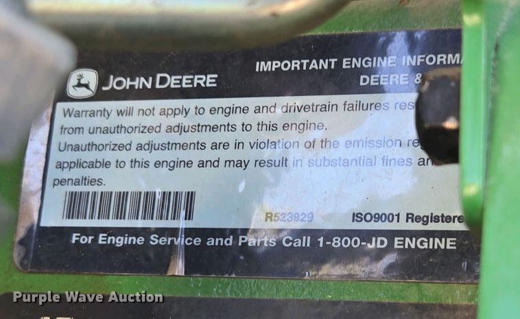 image for item DW1912 2021 John Deere R4023 sprayer