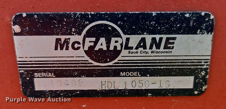 image for item EF2990 McFarlane HDL1050-16 spike tooth harrow