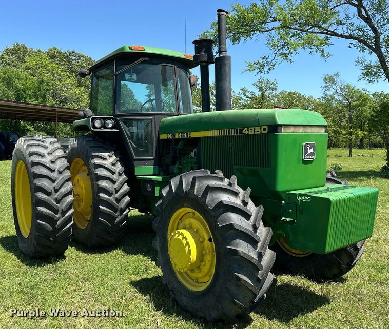 image for item EF2994 1984 John Deere 4850 MFWD tractor
