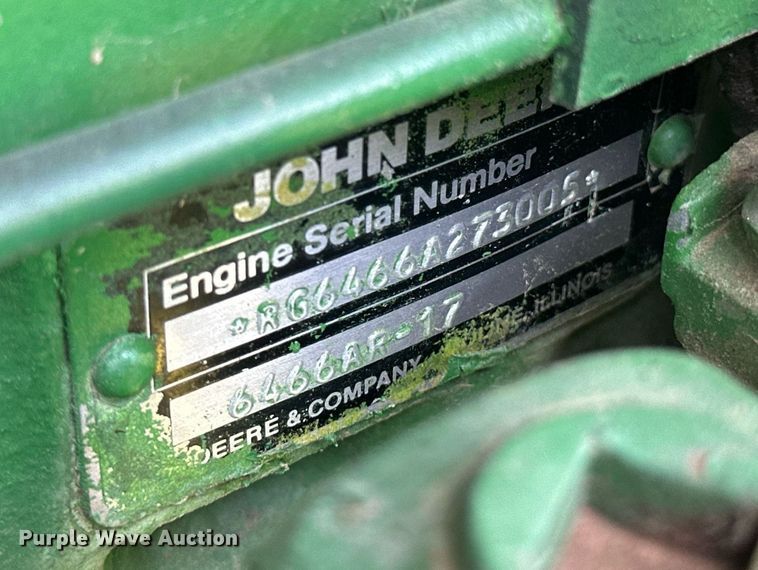 image for item EF2994 1984 John Deere 4850 MFWD tractor