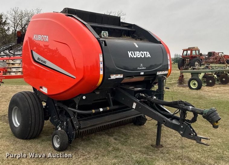 image for item EG6265 2020 Kubota BV4580 round baler