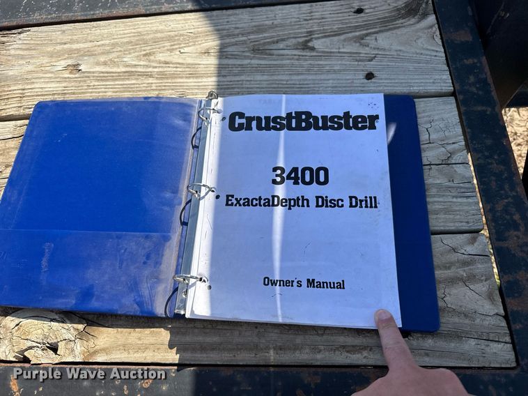 image for item EG6357 Crust Buster 3400 twin row grain drill