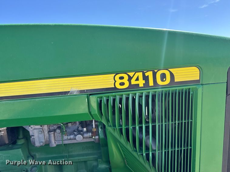 image for item EG6389 2001 John Deere 8410 MFWD tractor