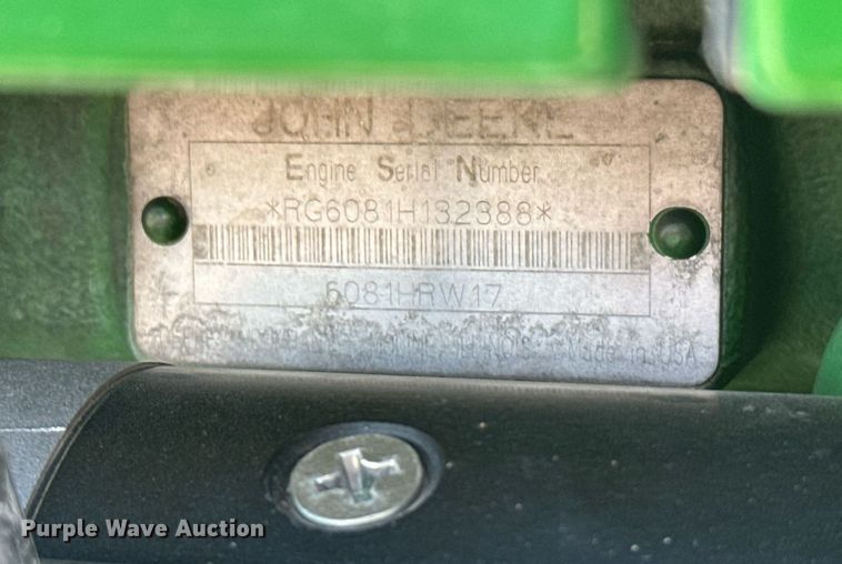 image for item EG6389 2001 John Deere 8410 MFWD tractor
