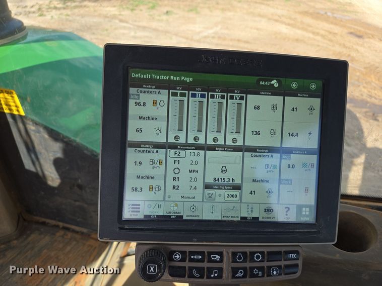 image for item EJ7398 2016 John Deere 9570R Scraper Special 4WD tractor