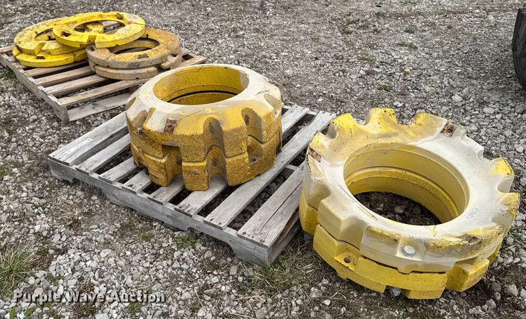 image for item EM3766 (9) John Deere wheel weights