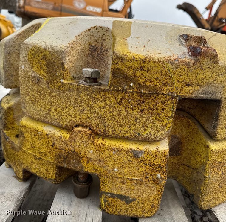 image for item EM3766 (9) John Deere wheel weights