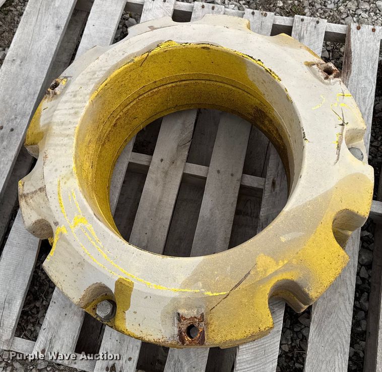 image for item EM3766 (9) John Deere wheel weights