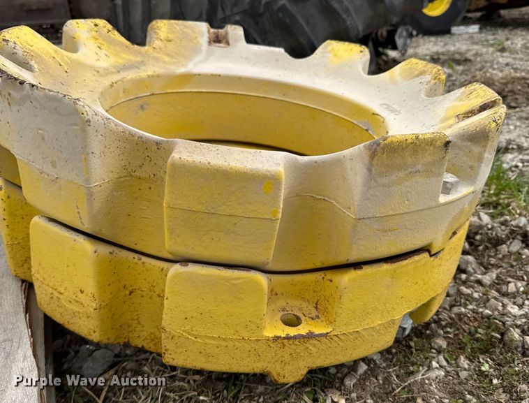 image for item EM3766 (9) John Deere wheel weights