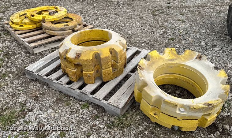 image for item EM3766 (9) John Deere wheel weights