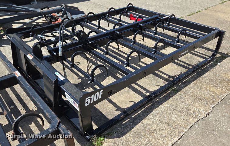 image for item EN3620 Norden 510F 510F skid steer bale accumulator grapple