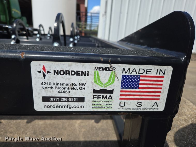 image for item EN3620 Norden 510F 510F skid steer bale accumulator grapple