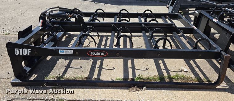 image for item EN3621 Kuhns 510F skid steer bale accumulator grapple