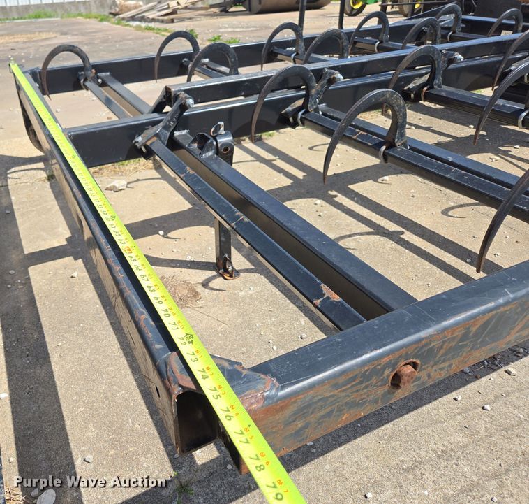 image for item EN3621 Kuhns 510F skid steer bale accumulator grapple