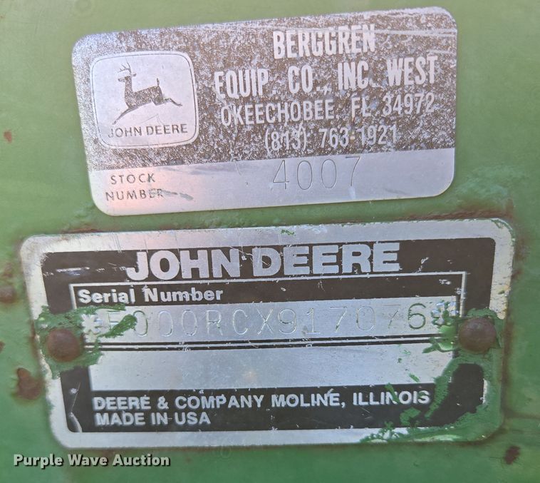 image for item EN3624 John Deere 5400 forage harvester