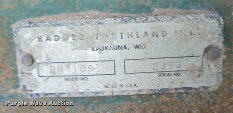 image for item EN3625 Badger silage wagon