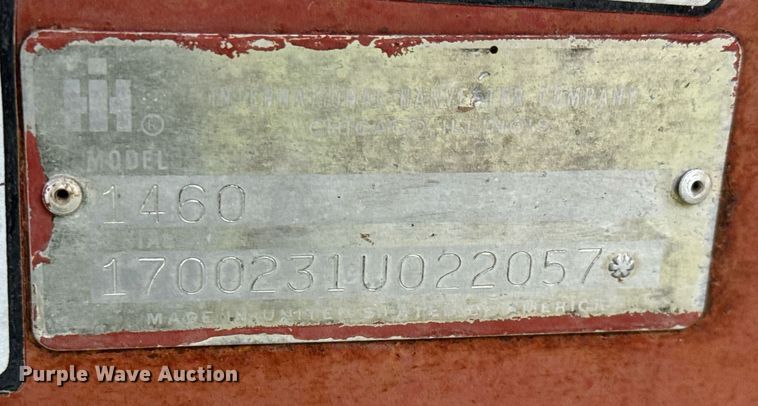 image for item EQ1361 1981 International Harvester 1460 combine