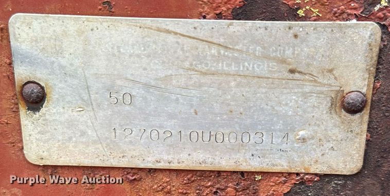 image for item EQ1362 International Harvester 50 hay bale mover