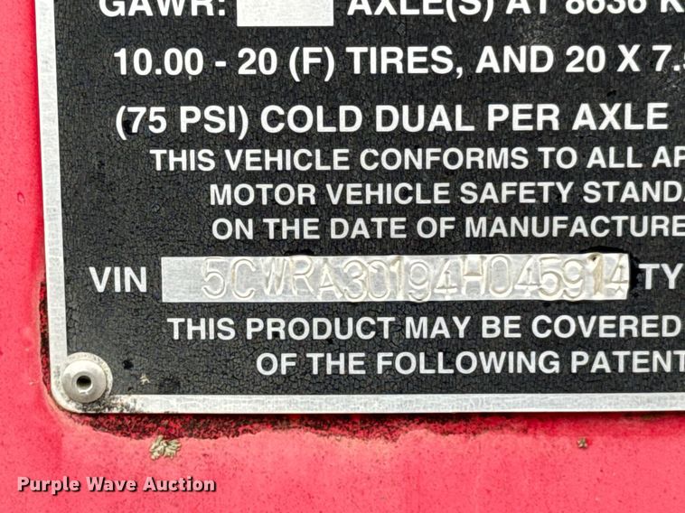 image for item DO0734 2004 Mickey Truck Bodies 16 delivery trailer