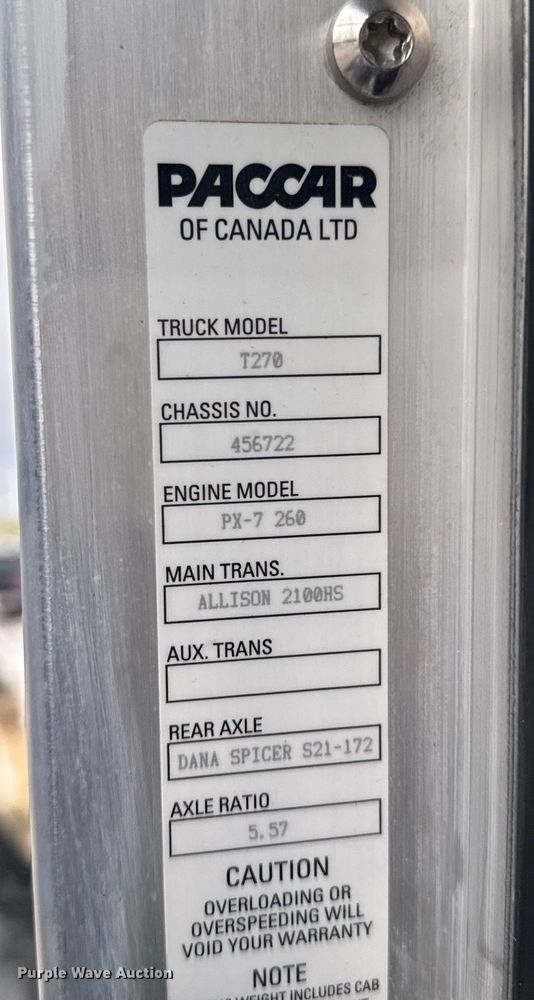 image for item DO0800 2021 Kenworth T270 flatbed truck