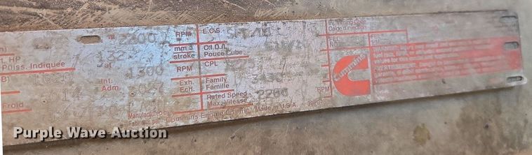 image for item DS5377 1991 Ford L9000 flatbed truck