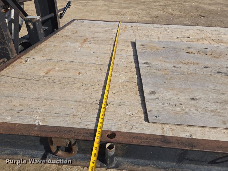 image for item DT7071 1977 Belshe equipment trailer