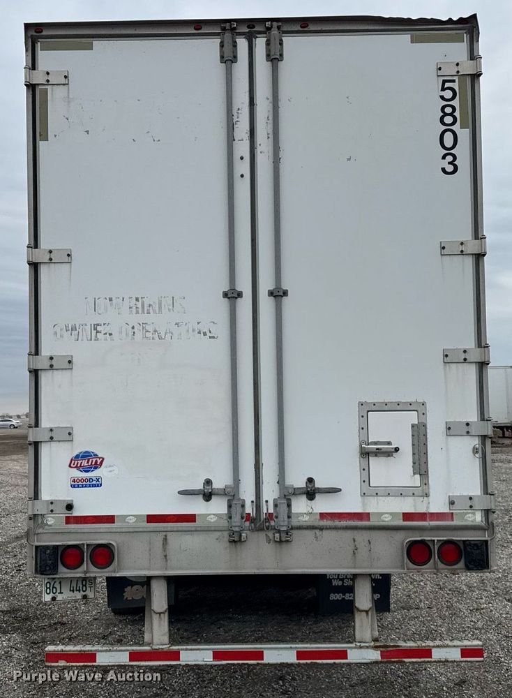 image for item DU3441 2016 Utility VS2DX dry van trailer