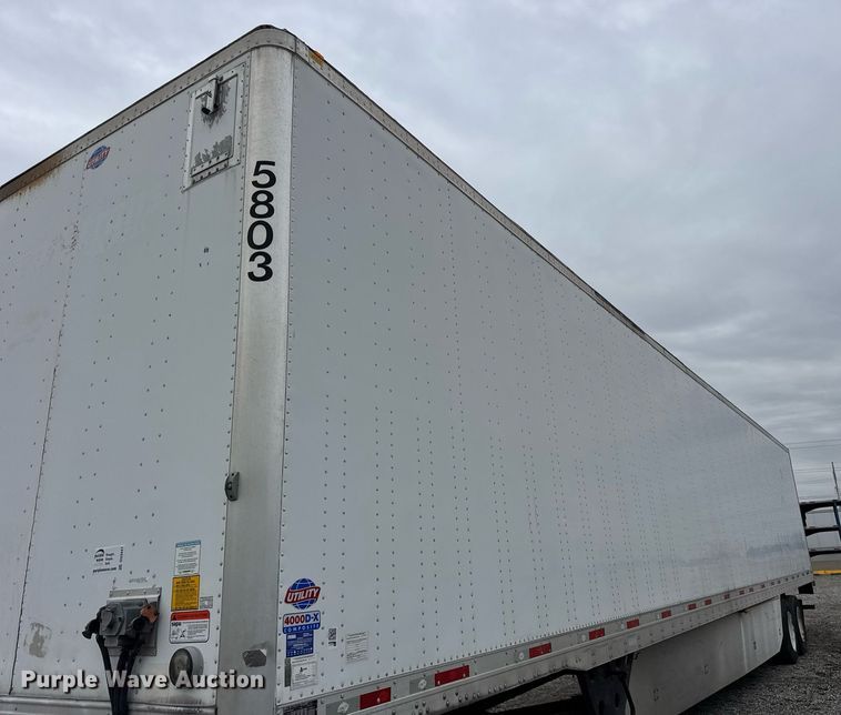 image for item DU3441 2016 Utility VS2DX dry van trailer