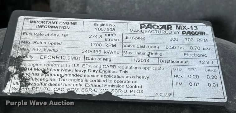 image for item DV1902 2015 Kenworth T680 semi truck