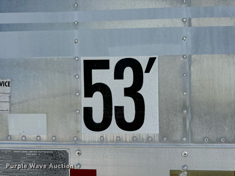 image for item DV1912 1999 Great Dane dry van trailer