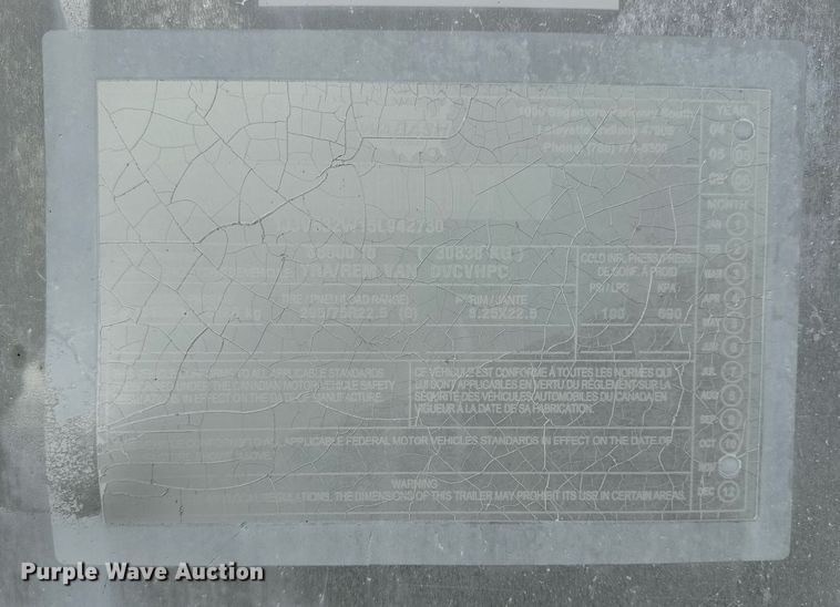 image for item DV1918 2005 Wabash DVCVHPC dry van trailer