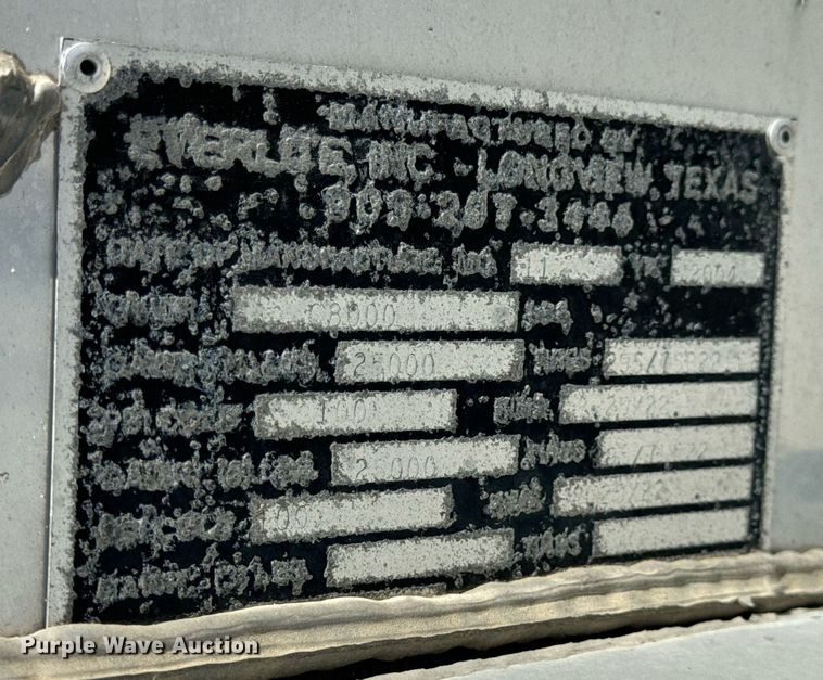 image for item DV1919 2005 Everlite end dump trailer