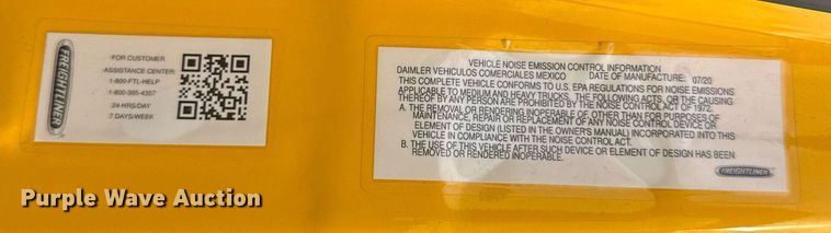 image for item EC3561 2021 Freightliner Cascadia 126 semi truck