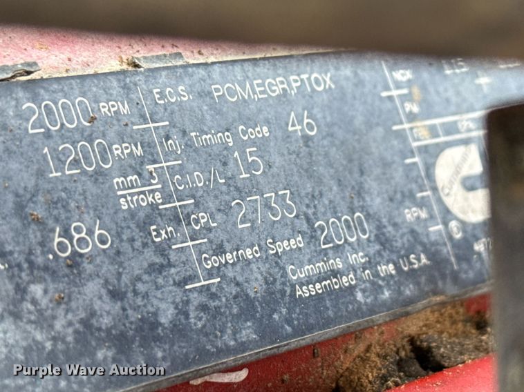 image for item ED5580 2010 Peterbilt 387 semi truck